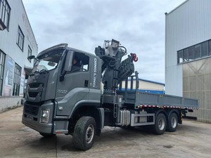 Camion grue Isuzu 6x4 GIGA FTR 16 tonnes 20 tonnes avec bras articulé, chargeur à flèche pliante, plateau et moteur ISUZU - Product Image 4
