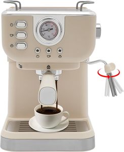 Macchina da Caffè Espresso Semi-Automatica per Uso Domestico con Estrazione ad Alta Pressione e Montalatte Integrato - Product Image 4