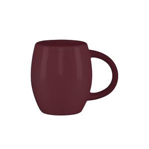 แก้วน้ำทรงอ้วน 320 มล. แก้วกาแฟเซรามิกเนื้อหนา ด้ามจับเรียบเนียน เคลือบด้าน สำหรับดื่มชา ดีไซน์หนา ทนทาน เหมาะเป็นของขวัญทางธุรกิจ ใช้กับไมโครเวฟได้ - Product Image 1