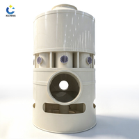 Système de nettoyage des gaz d'échappement, dispositif de contrôle de la pollution atmosphérique, épurateur à lit de tamponnement, unité de suppression des gaz acides, épurateur d'air humide