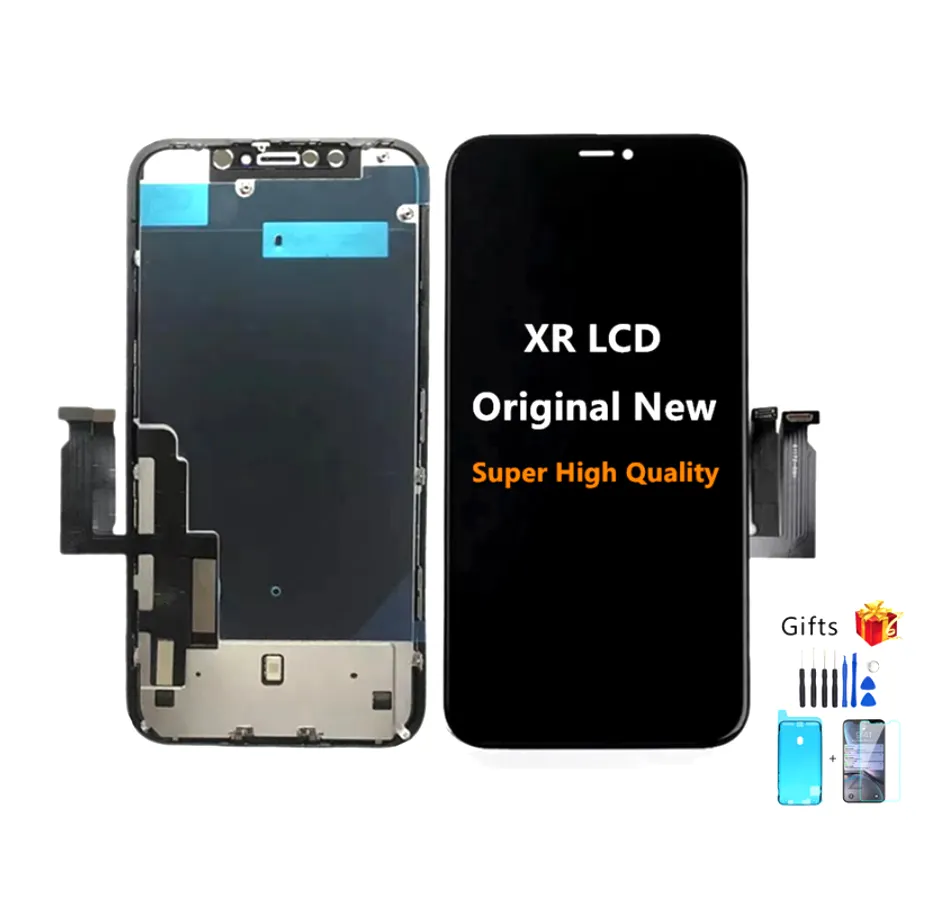 100% New Lcd For iPhone XR Display Screen Touch With Metal Factory Display For iPhone XR Lcd touch Screen