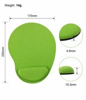 Tapis de souris ergonomique confortable pour le bureau à domicile - Support en EVA à mémoire de forme douce pour prévenir la fatigue lors du travail à distance