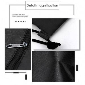 Mochila con Cordón Ajustable OEM, Poliéster 420D, Impermeable, con Bolsillo con Cremallera, Unisex, Deportiva, Informal, Diseño de Logotipo Personalizado - Product Image 3