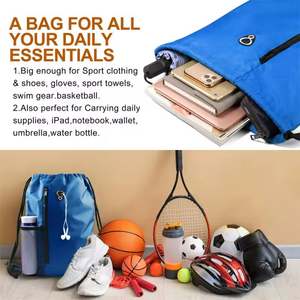 Big Capacity Eco-Friendly Promotional <b>Drawstring</b> Sport <b>Backpack</b> Waterproof <b>Drawstring</b> Bags - Product Image 3