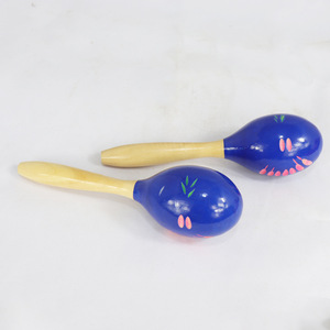Maracas al por mayor: Instrumentos musicales educativos de madera para fiestas, carnavales y diversión musical. - Product Image 2