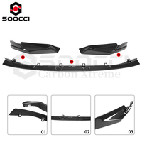 Fibre de carbone sèche M Performance Style Front Splitter Lip pour BMW G80 G81 M3 G82 G83 M4 Front Bumper Chin Spoiler Diffuser