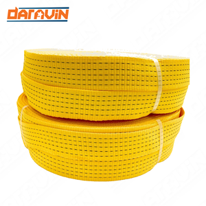 Tùy chỉnh màu sắc 35mm phá vỡ sức mạnh 2ton/4400lbs hàng hóa lashing vành đai 100% Polyester Vải dây đeo - Product Image 4