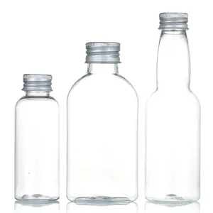 30ml 50ml 100ml 300ml 500ml bottiglia di succo di bevanda al latte in plastica pet per uso alimentare per bevande