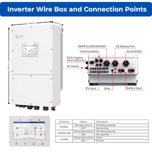 โซลิสอินเวอร์เตอร์ไฮบริด50kw เก็บพลังงานอินเวอร์เตอร์สามเฟส30KW 50kw - Product Image 3