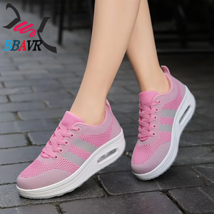 Zapatillas Deportivas Casuales para Mujer, de Tela de Algodón, con Suela Gruesa, Fáciles de Caminar, Zapatillas de Moda para Otoño y Verano, Talla de Hombre, Servicios OEM y ODM - Product Image 4
