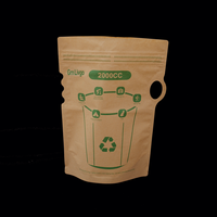 Grn Livgo Mini toilettes d'urgence pour voiture, sacs à urine jetables pour situations d'urgence en cas de blocage de la circulation, en papier kraft compostable, couleur personnalisée