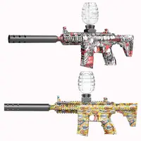 Splatrball Đồ Chơi Tự Động Đầy Đủ, Graffiti Đồ Chơi Điện Gun Gel Bullet Nước Gel M4a16 Splatter Ball Gun/