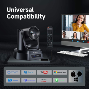 Système <span class=keywords><strong>de</strong></span> caméra PTZ flexible TONGVEO 1080P 60fps/4K avec zoom optique 3X et suivi automatique pour la vidéoconférence <span class=keywords><strong>en</strong></span> <span class=keywords><strong>ligne</strong></span> des églises - Product Image 5