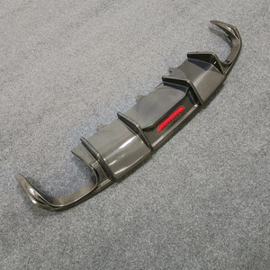 Nouveau diffuseur arrière en fibre de carbone A6 A6L S6 avec éclairage pour <span class=keywords><strong>Audi</strong></span> A6 2012-2015 - Product Image 6