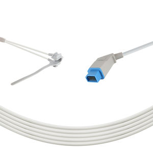 Caremed Spo2 Sensor Volwassen Zachte Siliconen Sensor Compatibel <span class=keywords><strong>Nihon</strong></span> <span class=keywords><strong>Kohden</strong></span> BSM-6000 14 Pin Spo2 De Sonde Voor Patiënt Monitors - Product Image 4
