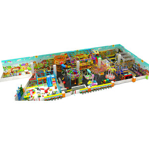 Sky Blue Steel <b>Indoor</b> Playground Spider Tower Ball Pit <b>Slide</b> Soft Play Kid Trampoline Merry-Go-Round for School Use 247sqm - Product Image 6