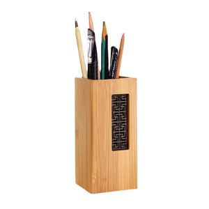 Bamboo Flower Vase Handmade Traditional Desktop Decorative Plant Pot True Colors Custom Made Size - Product Image 3