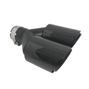 2 Piezas de <span class=keywords><strong>Tubo</strong></span> de <span class=keywords><strong>Escape</strong></span> de Fibra de Carbono Mate Modelo M con Puntas Dobles para Silenciador Trasero <span class=keywords><strong>Akrapovic</strong></span> para Sistema de <span class=keywords><strong>Escape</strong></span> de Automóvil - Product Image 3