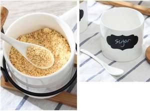 Cruet Ceramicn Hemat Tempat Bumbu Rak Bumbu Toples Bumbu Stocker Dapur Bumbu Wadah Garam dan Merica - Product Image 6