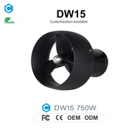 Propulseur submersible DW15 en alliage d'aluminium, étanche IP45 pour drone sous-marin