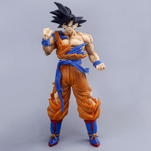 Figurine d'anime Saiyan 3 Goku aux cheveux jaunes 1/4 PVC GK Entertainment Cadeau Jouet d'action - Product Image 4