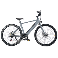 Bicicleta Eléctrica para Hombre, Aleación de Aluminio, 700C, 250W, 10.4Ah/13Ah, Motor Trasero, 7 Velocidades, Sensor, Certificación CE