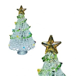 Adornos Navideños de Cristal en Miniatura al por Mayor 2024, Decoración de Escritorio para Regalo, Árbol de Navidad para Fiestas - Product Image 3