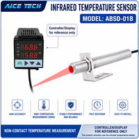Sensor Termometer Pengontrol Suhu Inframerah Non-kontak Industri Keluaran 4-20 MA Aice Tech