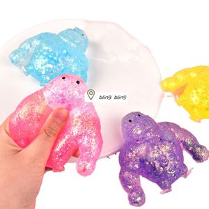 Nouveau jouet à presser en TPR Gorilla Man Aurora Maltose de 9 cm, portable, anti-stress, cadeau pour enfants et adultes, améliore l'humeur facilement - Product Image 2