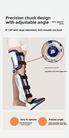 Attelle orthopédique réglable multi-fixation antidérapante pour genou, cheville et pied, soutien post-chirurgical pour la rééducation des membres inférieurs