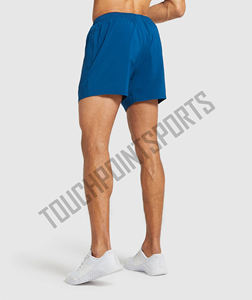 Short de jogging pour homme Poches zippées 100% coton Séchage rapide Fitness Wear Casual Sports Solid Pattern Eco-Friendly Painted - Product Image 2