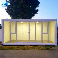 Bateau-maison en conteneur meublé isolé avec cadre de structure en acier léger préfabriqué moderne chinois à bas prix