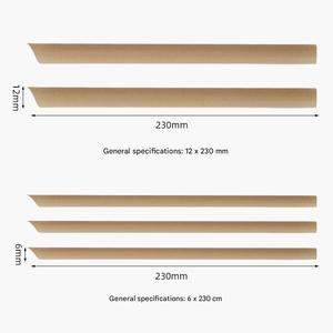 Eco Friendly <b>Biodegradable</b> Compostable Sugarcane Straws 6mm 12mm 200mm 230mm Bagasse Disposable Drinking Straw - Product Image 5