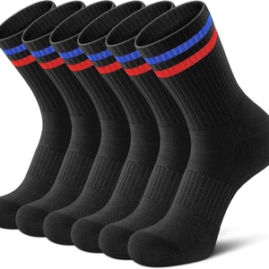Athletic Customized Football Sport Running Performance Cushioned Breathable Fleece Crew <b>Socks</b> Men Women Youth Children 100% - Product Image 2