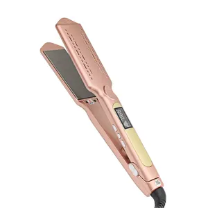 קרמי שיער pro straightener יוקרה ghampagne זהב שיק צבע שטוח ברזל אחד צעד עיצוב bella שיער