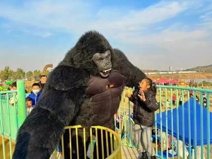 Efun MOQ 1 Pieza De Gran Venta Disfraz Personalizable De King Kong Inflable Disfraz De Mascota De Gorila Negro De Peluche Para Halloween Traje De Carnaval Para Adulto - Product Image 2