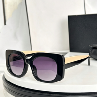 Lunettes de soleil polarisées unisexes de luxe, best-seller, avec verres HD dégradés, anti-reflet AR, protection UV 400, monture épaisse en acétate doré, tendance