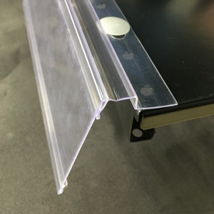 Siêu Thị Treo Dây Kệ Nhựa Giá Phẳng Viền Strip Label Chủ - Product Image 2