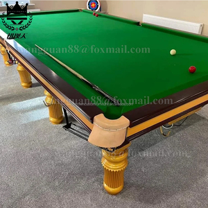 Mesa de Billar Profesional de Acero con Cojín, Mesa de Snooker de Madera Maciza de 12 pies - Product Image 2