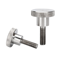 Vis à molette moletée DIN 653 en laiton usiné CNC, plaqué zinc, oxyde noir, plaqué argent, grades 5.8-12.9, vente en gros
