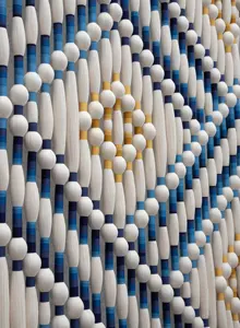 Decoración Textil Natural Texturizada para el Hogar, Formas Geométricas, <span class=keywords><strong>Estilo</strong></span> <span class=keywords><strong>Bauhaus</strong></span> Contemporáneo para Sala de Estar, Restaurante, Decoraciones de Boda - Product Image 3