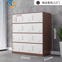 Mini casier métallique à 12 portes pour salle de classe, armoire de rangement en acier pour étudiants