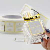 Étiquettes autocollantes de bouteilles de parfum cosmétiques, imperméables et personnalisées