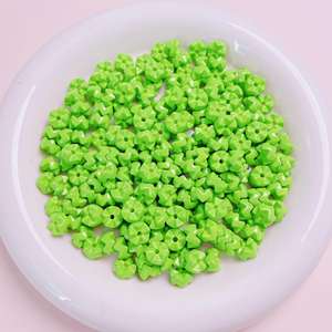 Peinture empilable épissage trou droit perles bricolage téléphone portable chaîne accessoires acrylique perles en vrac - Product Image 6