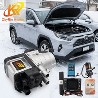 Chauffage de stationnement à eau 12V 5KW à essence/diesel avec télécommande pour préchauffage du moteur de véhicule