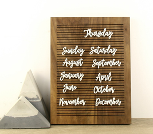 Tableau d'affichage artisanal en forme de Rectangle, panneau de Menu, panneau de lettres en <span class=keywords><strong>bois</strong></span> massif pour la décoration de la crèche - Product Image 3