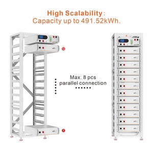 Felicitysolar 51.2V LiFePO4 Batterij Rackmontage 5.12kWh-61.44kWh Zonne-energie Opslagbatterij 10 Jaar Garantie - Product Image 5