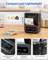 Machine à étiquettes portable M102, imprimante thermique de codes-barres 203 DPI, impression de logos, prix compétitif, plastique pour le bureau