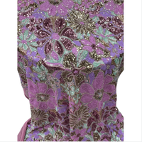 Dentelle française perlée de haute qualité NI.AI, broderie à sequins, tulle, dentelle de luxe africaine pour robe de soirée