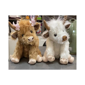 2023 gran oferta al por mayor personalizado Highland <span class=keywords><strong>vaca</strong></span> Animal peluche Highland <span class=keywords><strong>vaca</strong></span> periférico para niños muñecas de juguete - Product Image 2